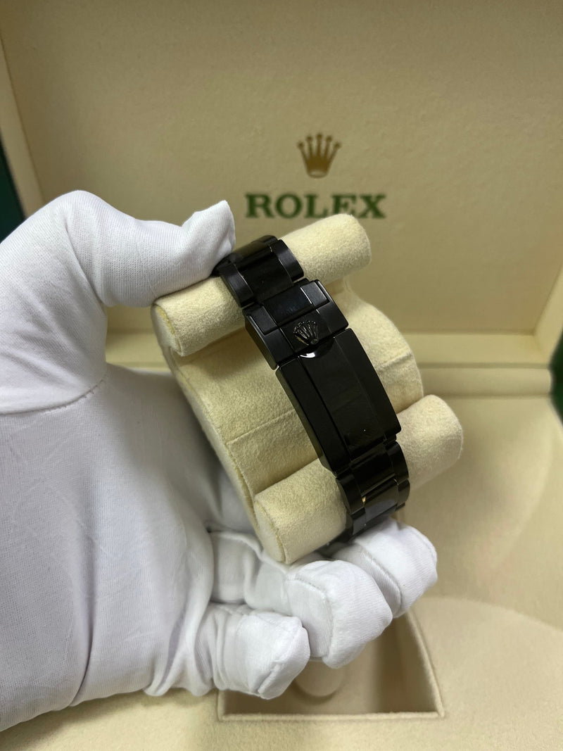 Rolex Daytona Oyster Perpetual Cosmograph Daytona Black PVD/DLC Coated Watch only - WatchesOff5th