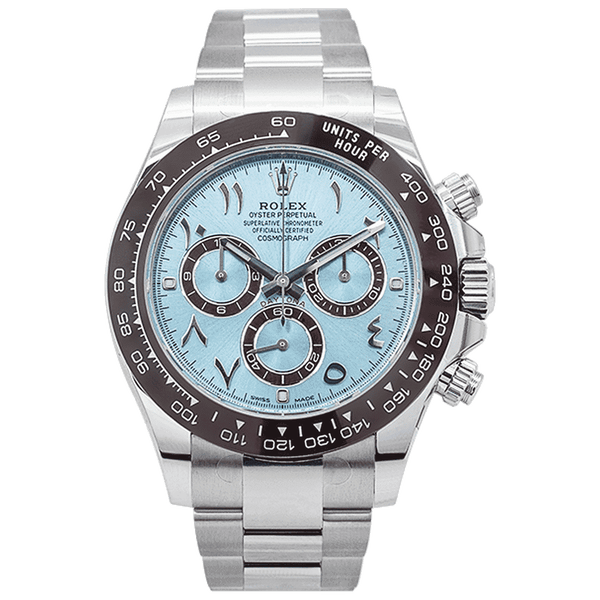 Rolex Daytona Platinum Ceramic Arabic Dial 116506 - WatchesOff5thWatch