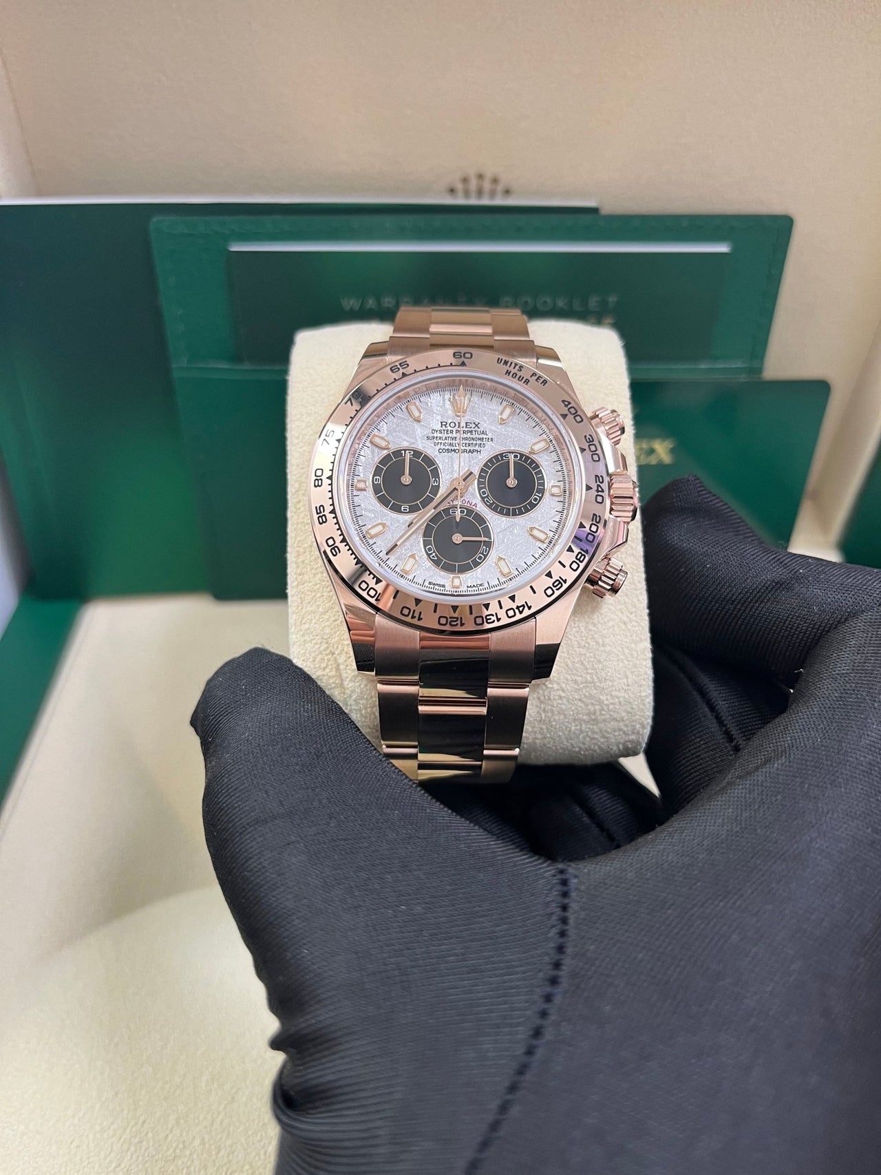 Rolex Daytona Rose Gold Cosmograph Daytona 40 Watch Meteorite and Bl WatchesOff5th