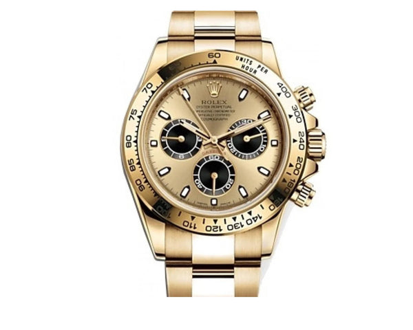 Rolex Daytona Yellow Gold Cosmograph Daytona 40 Watch - Champagne And Index Dial 116508 - WatchesOff5thWatch