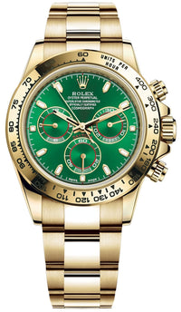 Thumbnail for Rolex Daytona Yellow Gold Cosmograph/ Green Dial (Ref#116508) - WatchesOff5thWatch