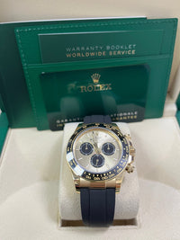 Thumbnail for Rolex Daytona Yellow Gold Golden And Black Index Dial Oysterflex Strap 126518ln - WatchesOff5th