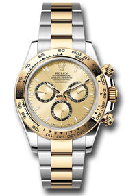 Thumbnail for Rolex Daytona Yellow Rolesor Cosmograph Daytona Golden Index Dial Oyster Bracelet 126503 - WatchesOff5th