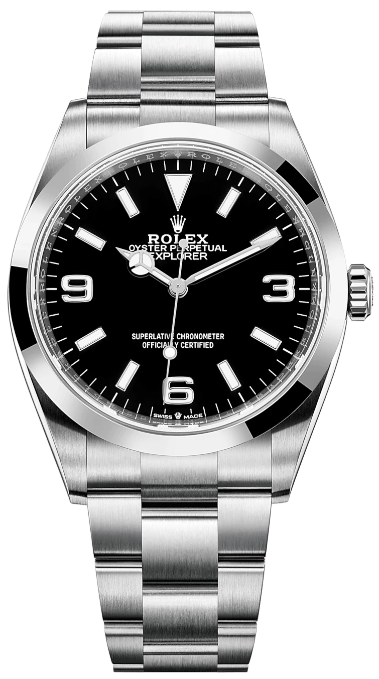 Rolex Explorer Stainless Steel Watch Oyster Perpetual Explorer WatchesOff5th