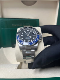 Thumbnail for Rolex GMT-Master II 40 Watch - Black and Blue Batman Bezel - Black Dial - Oyster Bracelet (Ref# 126710BLNR) - WatchesOff5thWatch