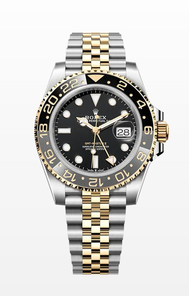 Rolex GMT-Master II Two-Tone Black Jubilee 126713GRNR – WatchesOff5th