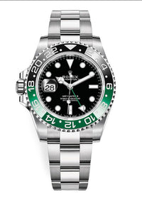 Thumbnail for Rolex GMT-Master II With A Green And Black Bezel 