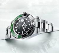 Thumbnail for Rolex GMT-Master II With A Green And Black Bezel 