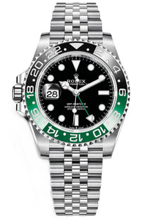 Thumbnail for Rolex GMT-Master II With A Green And Black Bezel 