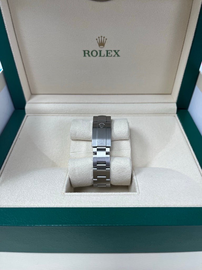 Rolex Oyster Perpetual 31 Watch - Domed Bezel - Green Index Dial - Oyster Bracelet - WatchesOff5th