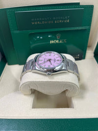 Thumbnail for Rolex Oyster Perpetual 36 Watch - Domed Bezel - Candy Pink Index Dial - Oyster Bracelet (Ref# 12600) - WatchesOff5th