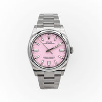 Thumbnail for Rolex Oyster Perpetual 36 Watch - Domed Bezel - Candy Pink Index Dial - Oyster Bracelet (Ref# 126000) - WatchesOff5th