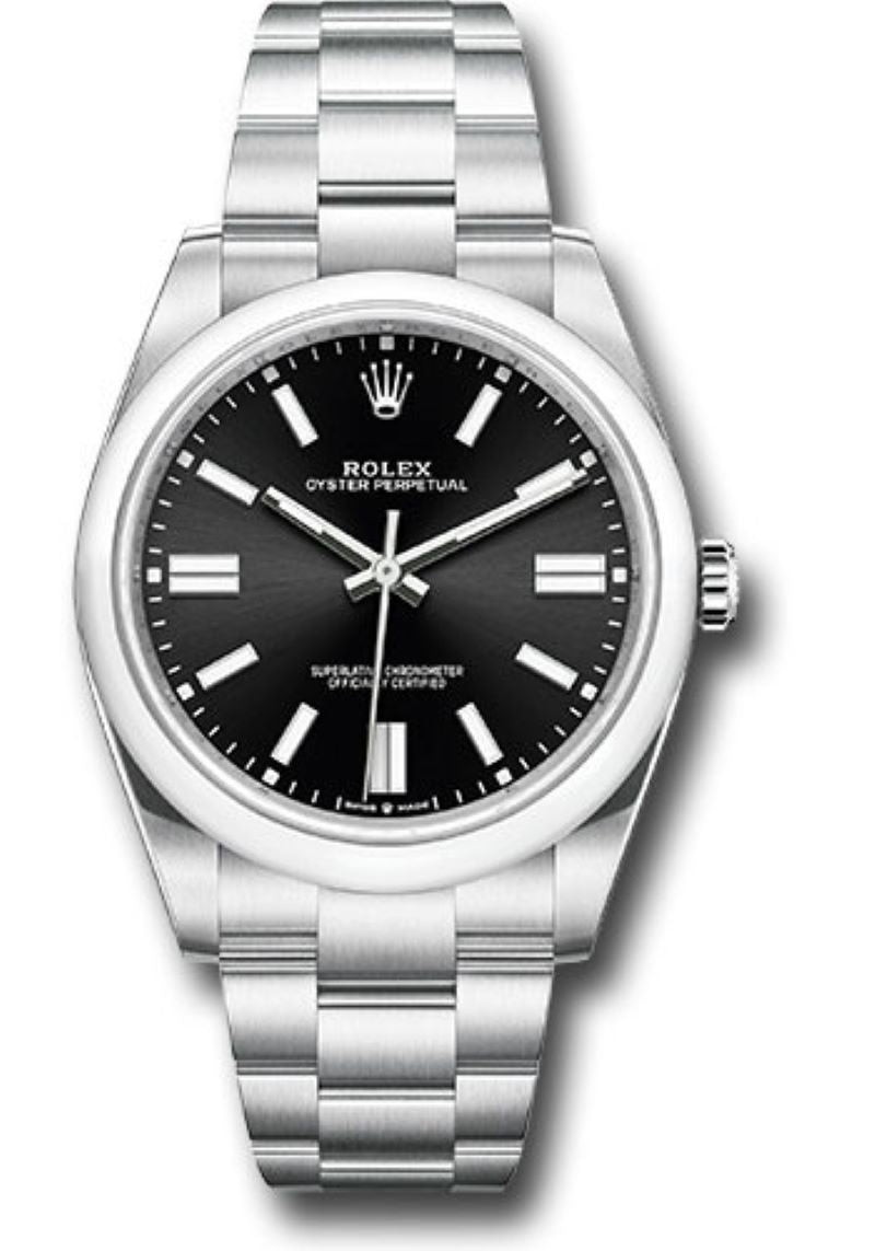 Rolex Oyster Perpetual 41 Black dial 124300 - WatchesOff5th