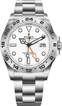 Rolex Oyster Perpetual Explorer II Oystersteel White Dial Oyster Brace WatchesOff5th