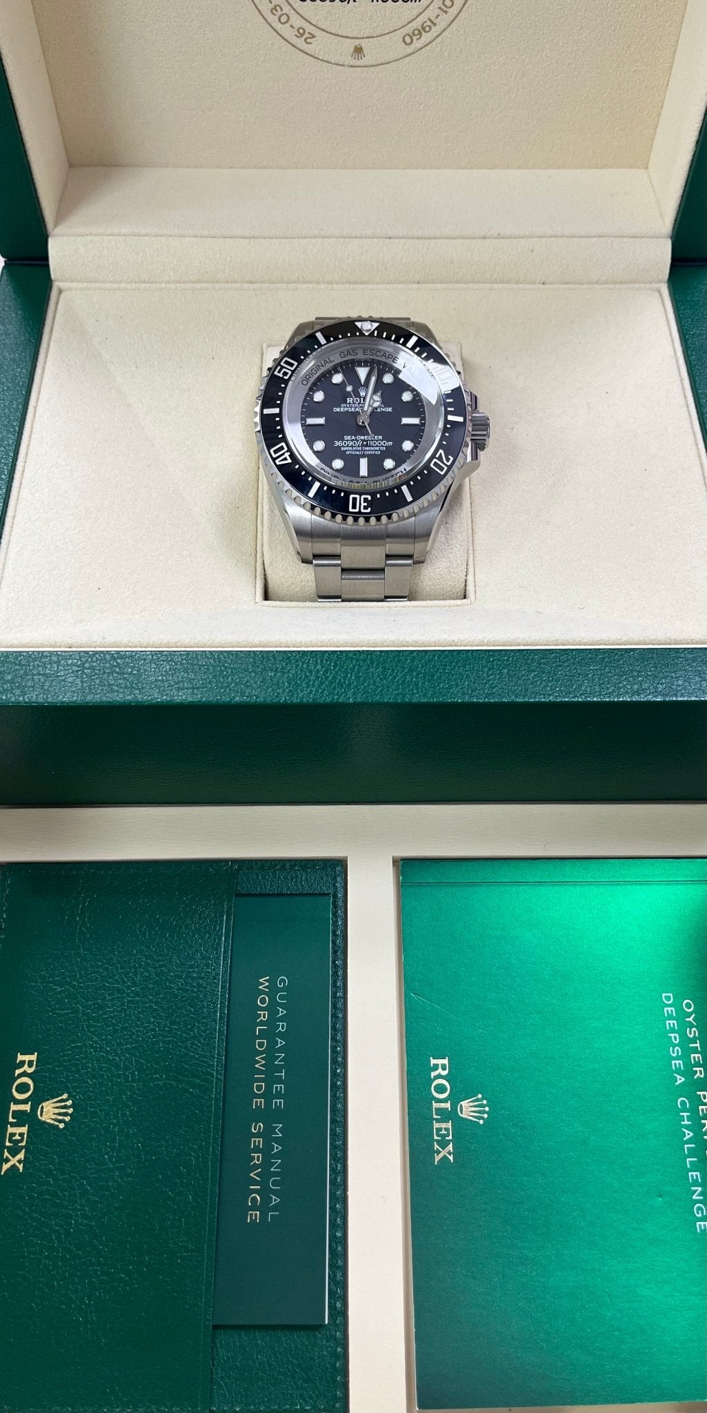 Rolex Sea-Dweller Deepsea Challenge Black Dial 50mm RLX Titanium 126067 - WatchesOff5thWatch