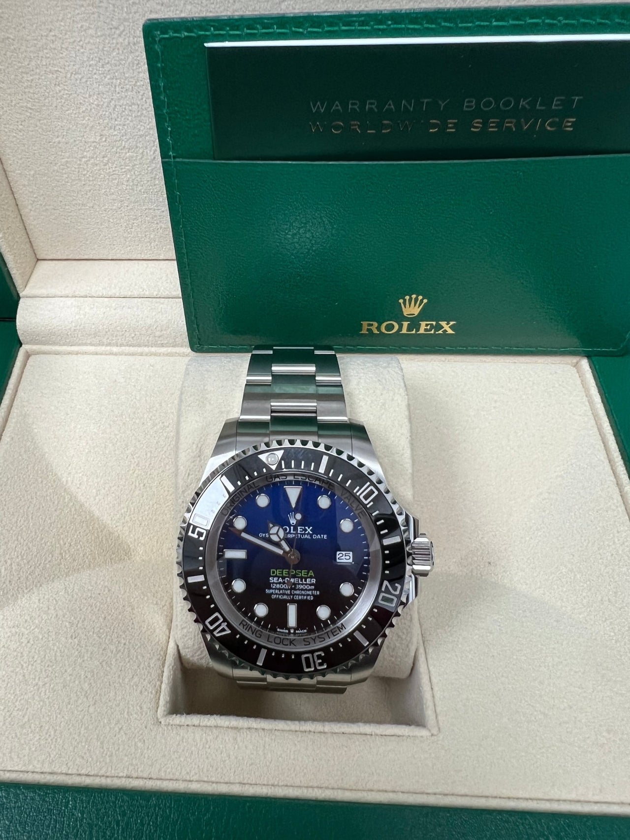 Rolex Sea-Dweller Deepsea Stainless Steel 44 - James Cameron Blue Dial (Ref# 126660) - WatchesOff5thWatch