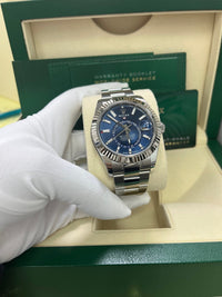 Thumbnail for Rolex Sky-Dweller 42 mm Oystersteel and White Gold Blue Dial 336934 - WatchesOff5th