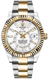 Thumbnail for Rolex Sky-Dweller - Two-Tone Yellow Gold & Stainless Steel - White Index Dial (Ref# 326933) - WatchesOff5thWatch