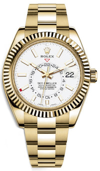 Thumbnail for Rolex Sky-Dweller Yellow Gold - White Dial - Oyster Bracelet (Ref# 326938) - WatchesOff5thWatch