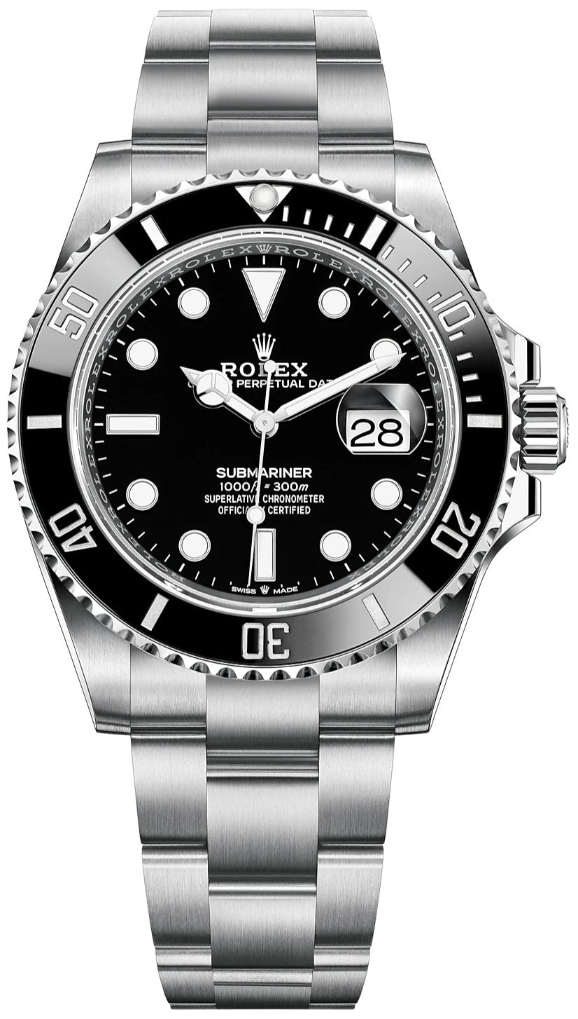 Rolex Submariner 41mm Stainless Steel Date Watch - Black Dial (Ref# 126610LN) - WatchesOff5thWatch