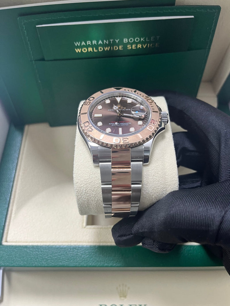 Rolex Yacht-Master 40 40mm Steel and Rose Gold 116621 Chocolate Brown Dial - WatchesOff5thWatch