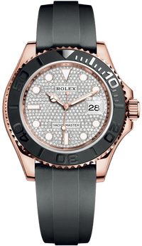 Thumbnail for Rolex Yacht-Master 40 Rose Gold Pave Diamond Dial 126655 - WatchesOff5th