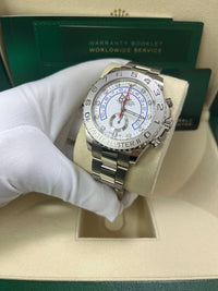 Thumbnail for Rolex Yacht-Master II White Gold / White Dial / 44mm Platinum Bezel 116689 - WatchesOff5th