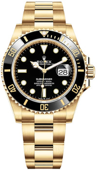 Thumbnail for Rolex Yellow Gold Submariner Date Watch - Black Dial (Ref # 126618LN) - WatchesOff5thWatch