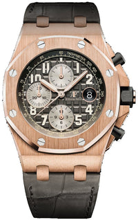 Thumbnail for Royal Oak Offshore Chronograph/ Rose Gold Crocodile Skin Bracelet (Ref#26470OR.OO.A125CR.01) - WatchesOff5thWatch